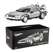 BTTF DeLorean w/ Mr. Fusion Hot Wheels Elite 1:43 Scale